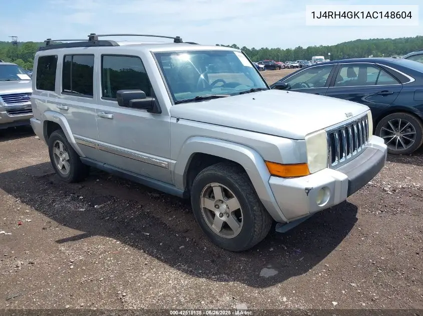2010 Jeep Commander Sport VIN: 1J4RH4GK1AC148604 Lot: 42518138