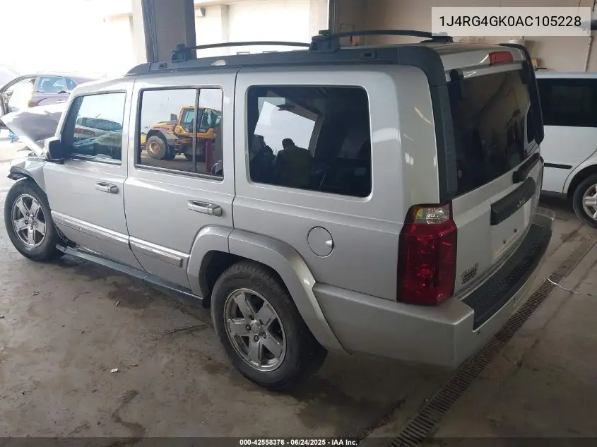 2010 Jeep Commander Sport VIN: 1J4RG4GK0AC105228 Lot: 42558376