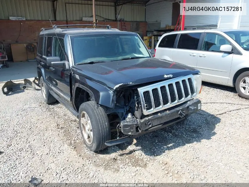 2010 Jeep Commander Sport VIN: 1J4RG4GK0AC157281 Lot: 42581215