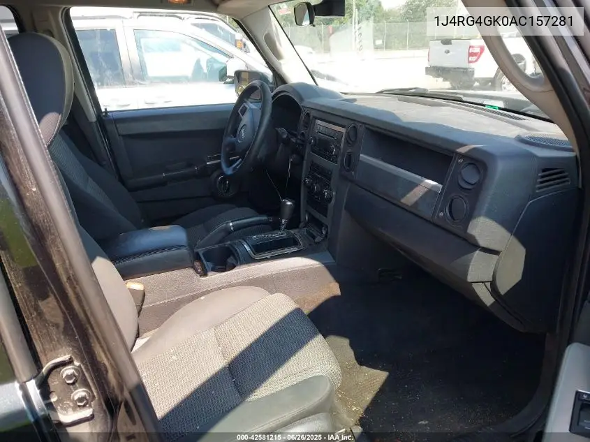 2010 Jeep Commander Sport VIN: 1J4RG4GK0AC157281 Lot: 42581215