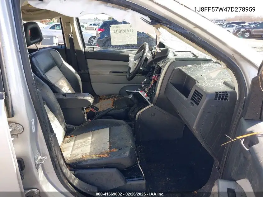2007 Jeep Compass Limited VIN: 1J8FF57W47D278959 Lot: 41669602