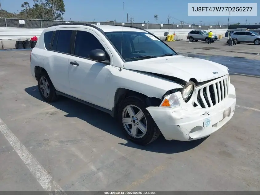2007 Jeep Compass Sport VIN: 1J8FT47W77D256277 Lot: 42603143