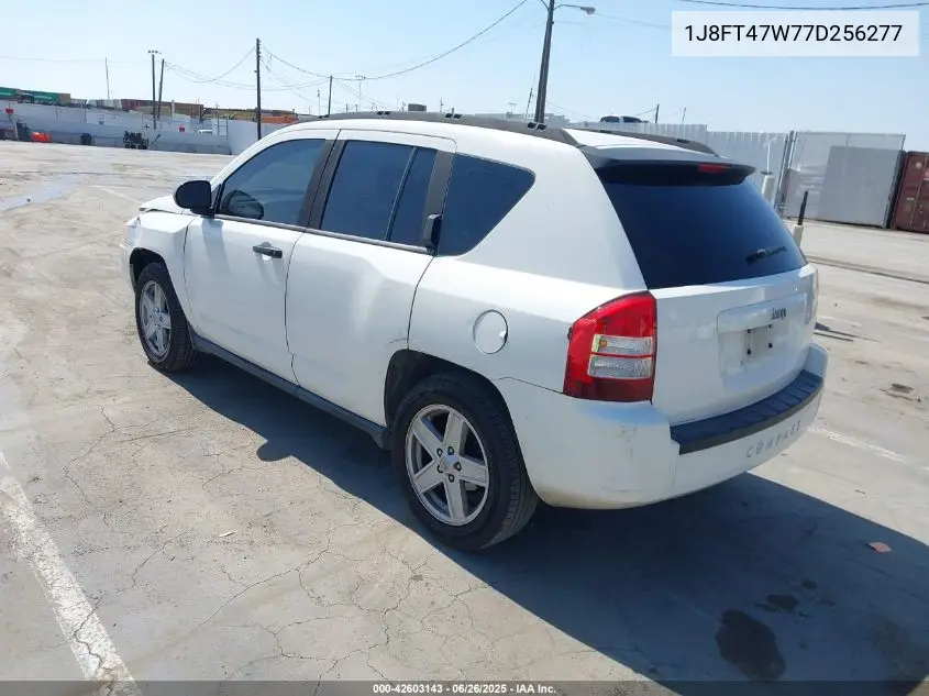 2007 Jeep Compass Sport VIN: 1J8FT47W77D256277 Lot: 42603143