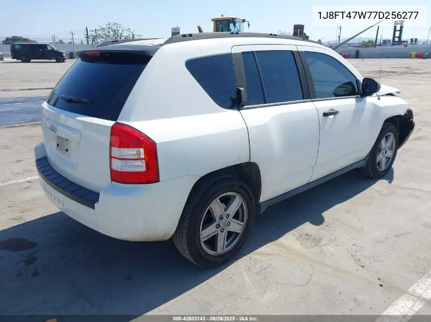 2007 Jeep Compass Sport VIN: 1J8FT47W77D256277 Lot: 42603143
