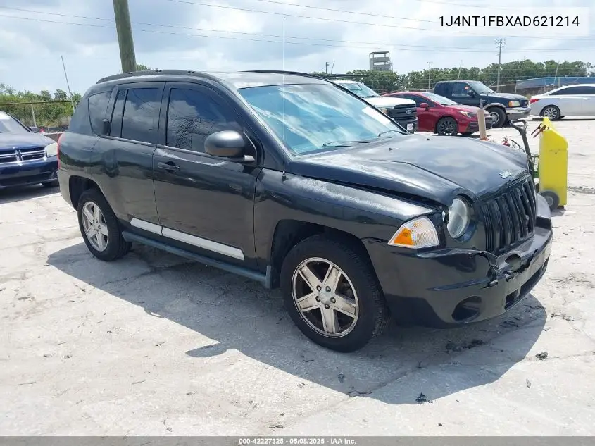 2010 Jeep Compass Sport VIN: 1J4NT1FBXAD621214 Lot: 42227325