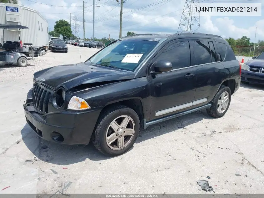 2010 Jeep Compass Sport VIN: 1J4NT1FBXAD621214 Lot: 42227325