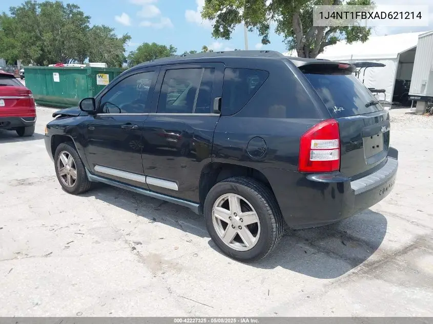 2010 Jeep Compass Sport VIN: 1J4NT1FBXAD621214 Lot: 42227325