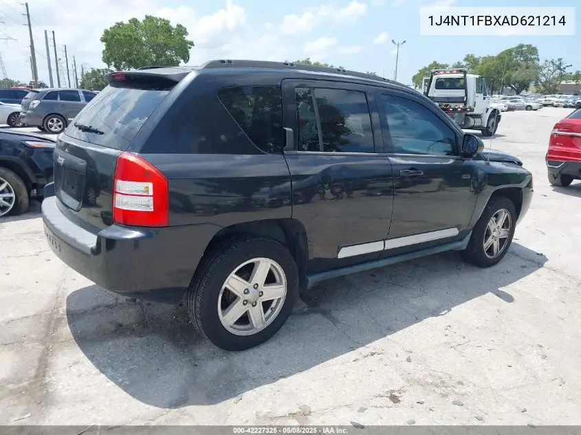 2010 Jeep Compass Sport VIN: 1J4NT1FBXAD621214 Lot: 42227325