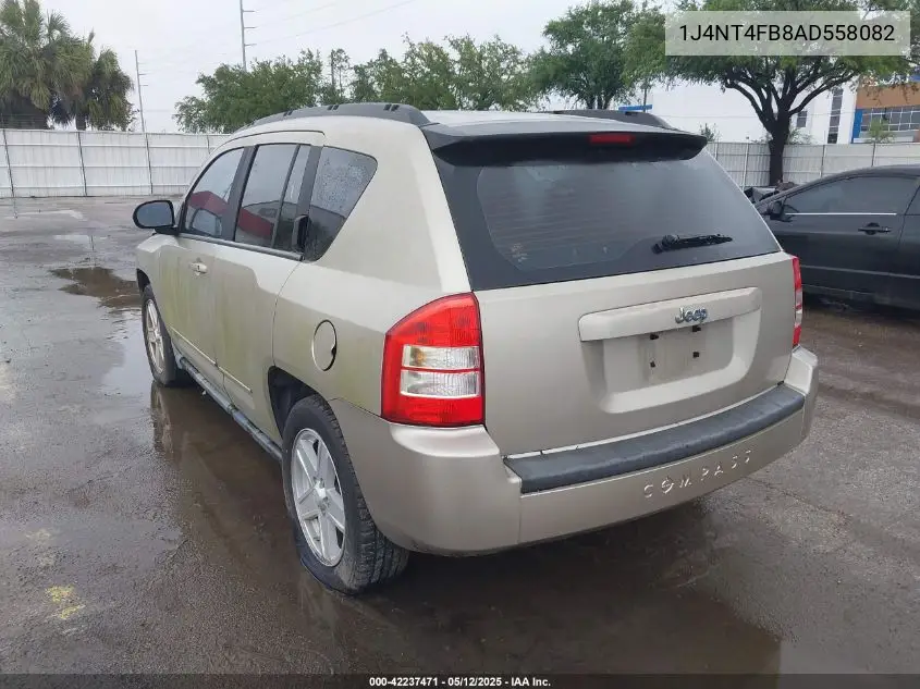 2010 Jeep Compass Sport VIN: 1J4NT4FB8AD558082 Lot: 42237471