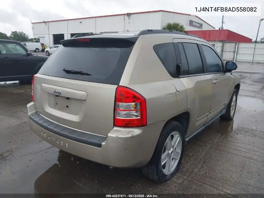 2010 Jeep Compass Sport VIN: 1J4NT4FB8AD558082 Lot: 42237471