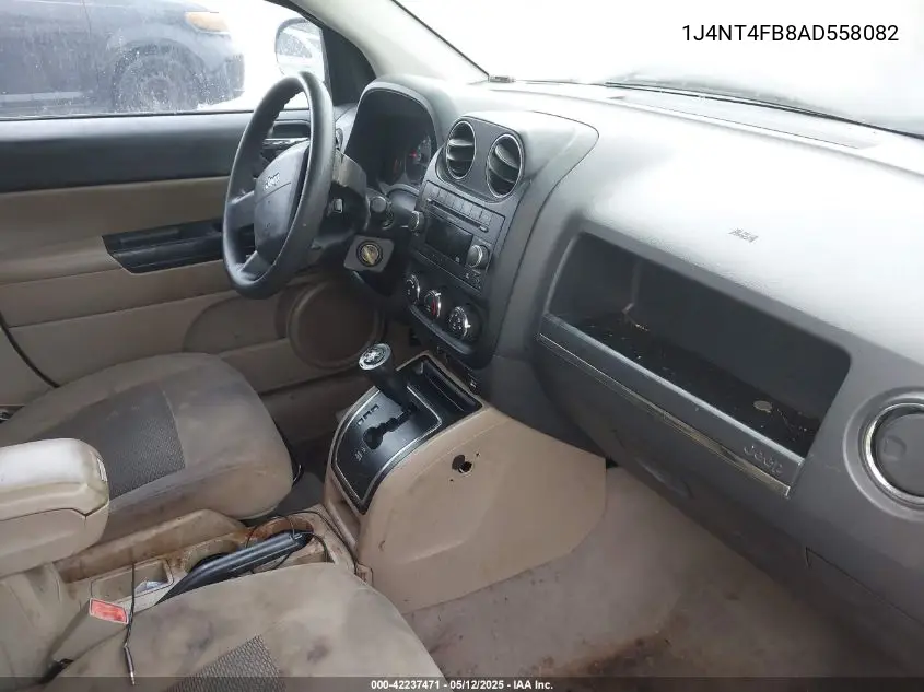 2010 Jeep Compass Sport VIN: 1J4NT4FB8AD558082 Lot: 42237471