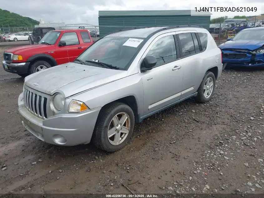 2010 Jeep Compass Sport VIN: 1J4NT1FBXAD621049 Lot: 42256736
