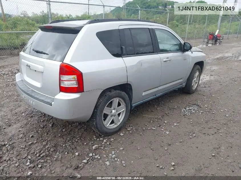 2010 Jeep Compass Sport VIN: 1J4NT1FBXAD621049 Lot: 42256736