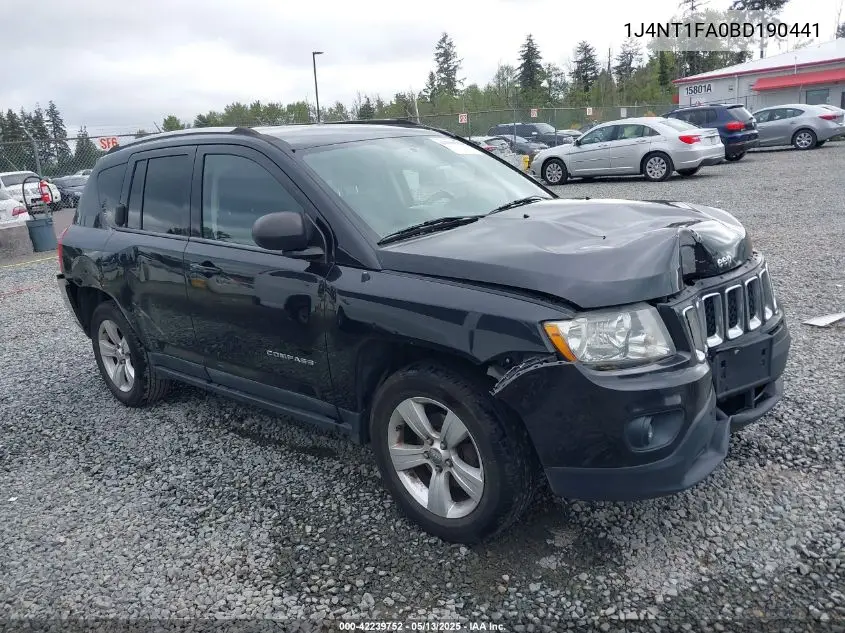 2011 Jeep Compass Sport VIN: 1J4NT1FA0BD190441 Lot: 42239752