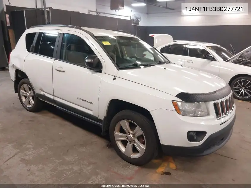 2011 Jeep Compass VIN: 1J4NF1FB3BD277721 Lot: 42577255
