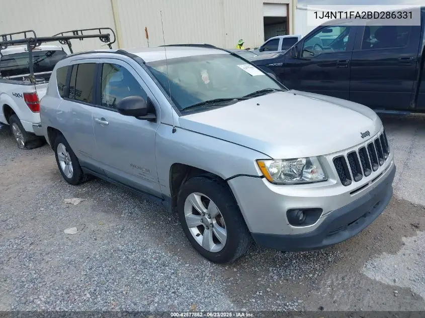 2011 Jeep Compass VIN: 1J4NT1FA2BD286331 Lot: 42577862