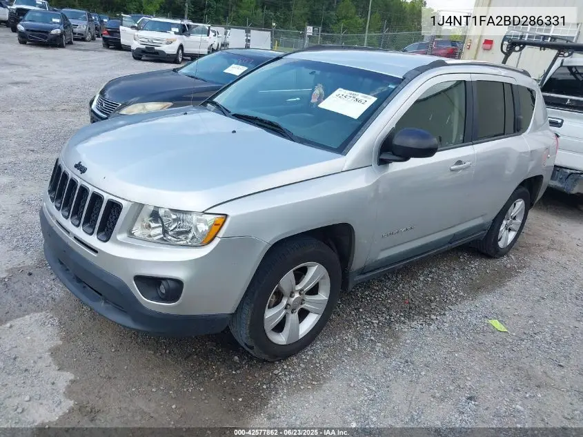 2011 Jeep Compass VIN: 1J4NT1FA2BD286331 Lot: 42577862