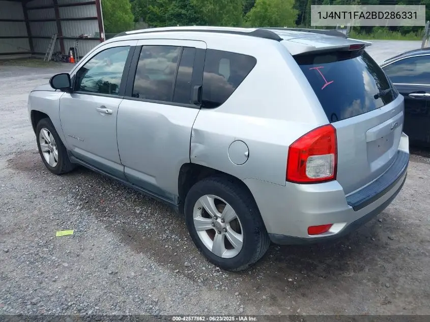 2011 Jeep Compass VIN: 1J4NT1FA2BD286331 Lot: 42577862