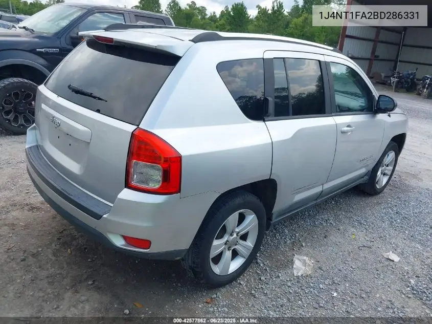 2011 Jeep Compass VIN: 1J4NT1FA2BD286331 Lot: 42577862