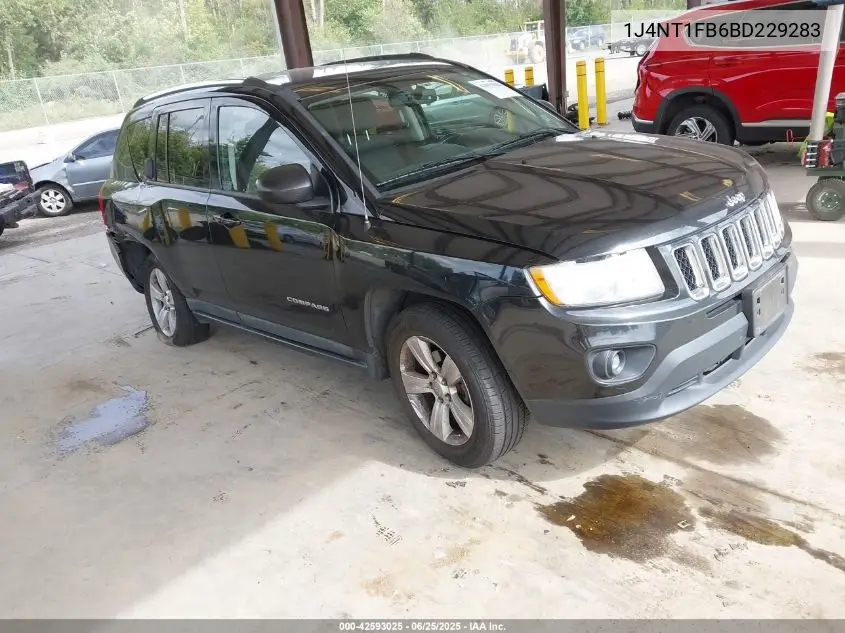 2011 Jeep Compass VIN: 1J4NT1FB6BD229283 Lot: 42593025