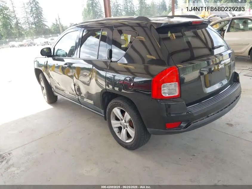 2011 Jeep Compass VIN: 1J4NT1FB6BD229283 Lot: 42593025