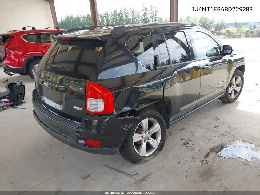 2011 Jeep Compass VIN: 1J4NT1FB6BD229283 Lot: 42593025