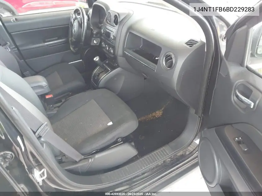2011 Jeep Compass VIN: 1J4NT1FB6BD229283 Lot: 42593025