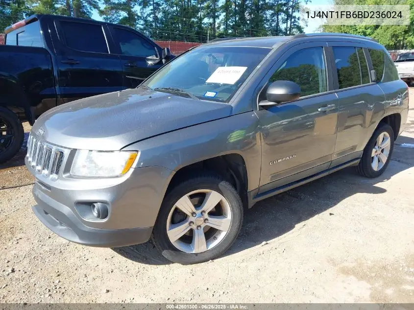 2011 Jeep Compass VIN: 1J4NT1FB6BD236024 Lot: 42601300
