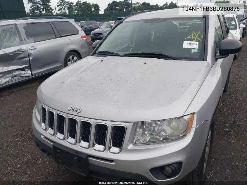 2011 Jeep Compass VIN: 1J4NF1FB3BD280876 Lot: 42601321
