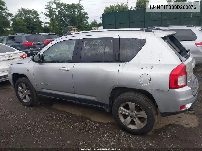 2011 Jeep Compass VIN: 1J4NF1FB3BD280876 Lot: 42601321