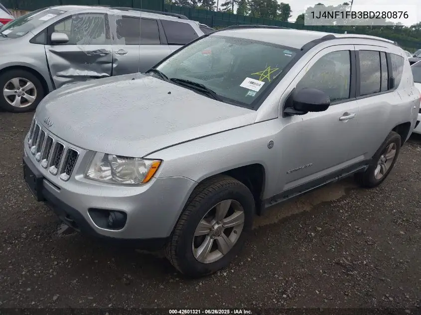 2011 Jeep Compass VIN: 1J4NF1FB3BD280876 Lot: 42601321