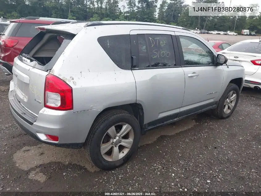 2011 Jeep Compass VIN: 1J4NF1FB3BD280876 Lot: 42601321