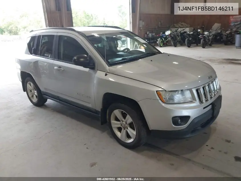 2011 Jeep Compass VIN: 1J4NF1FB5BD146211 Lot: 42601932