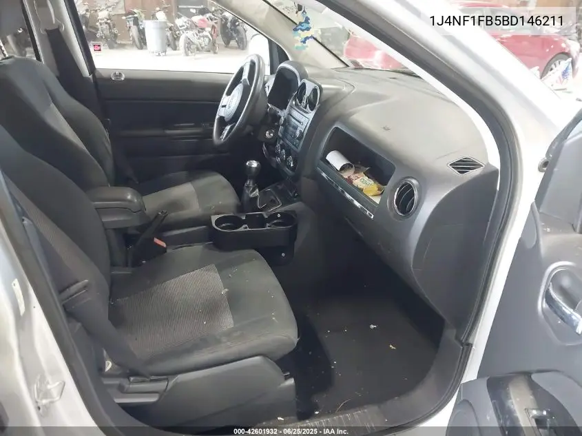 2011 Jeep Compass VIN: 1J4NF1FB5BD146211 Lot: 42601932