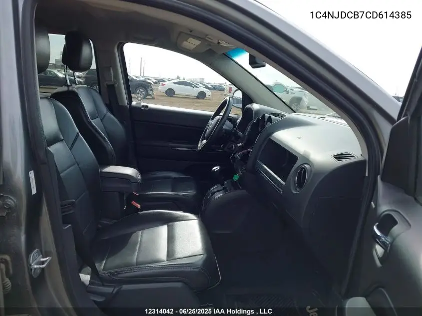 2012 Jeep Compass Limited VIN: 1C4NJDCB7CD614385 Lot: 12314042