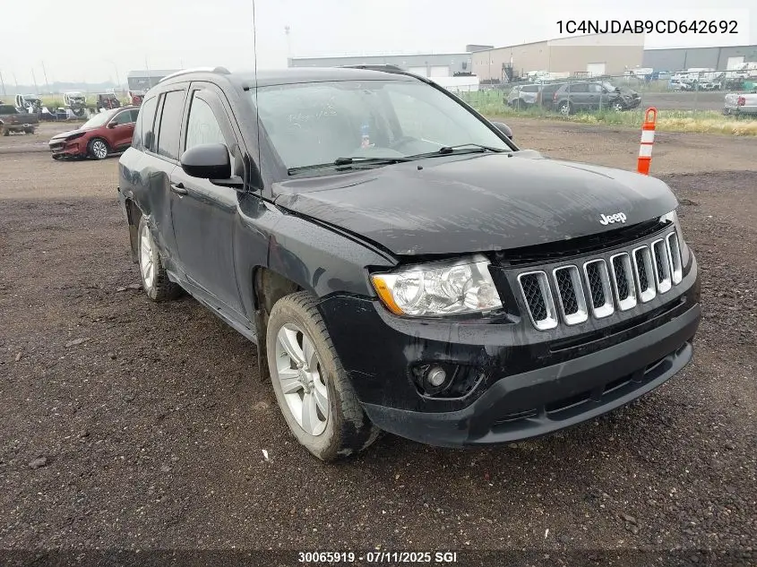 2012 Jeep Compass VIN: 1C4NJDAB9CD642692 Lot: 30065919