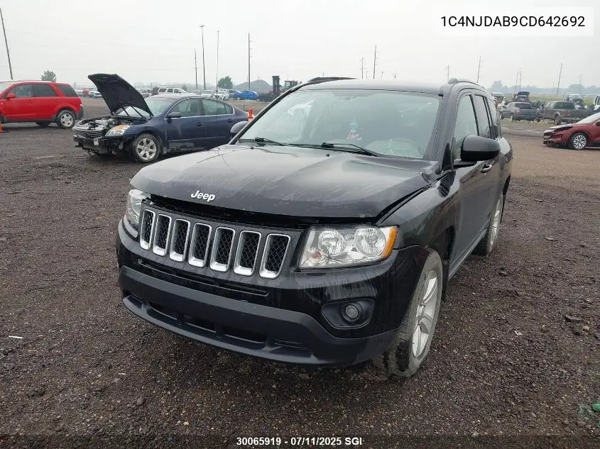 2012 Jeep Compass VIN: 1C4NJDAB9CD642692 Lot: 30065919