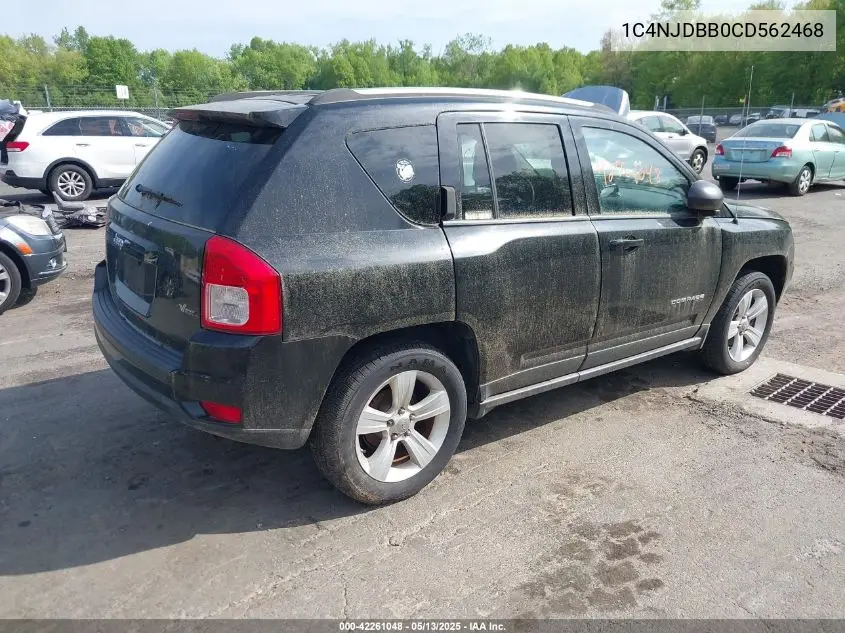 2012 Jeep Compass Sport VIN: 1C4NJDBB0CD562468 Lot: 42261048