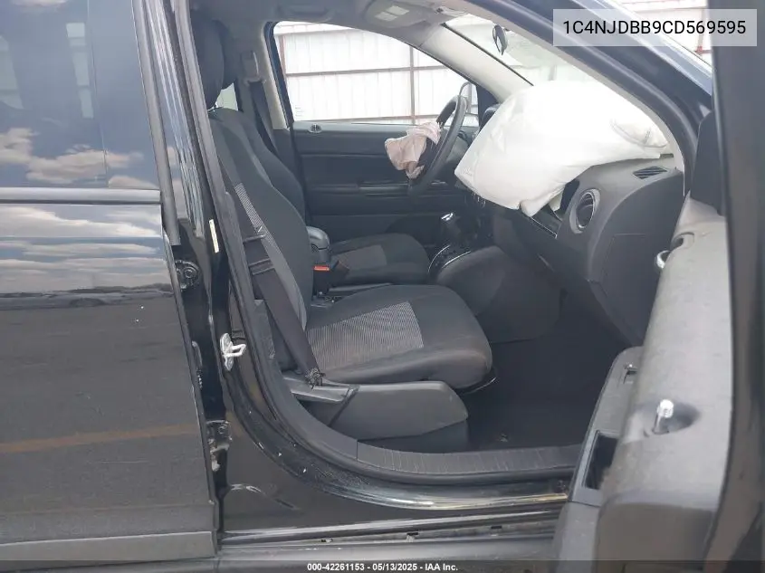 2012 Jeep Compass Sport VIN: 1C4NJDBB9CD569595 Lot: 42261153