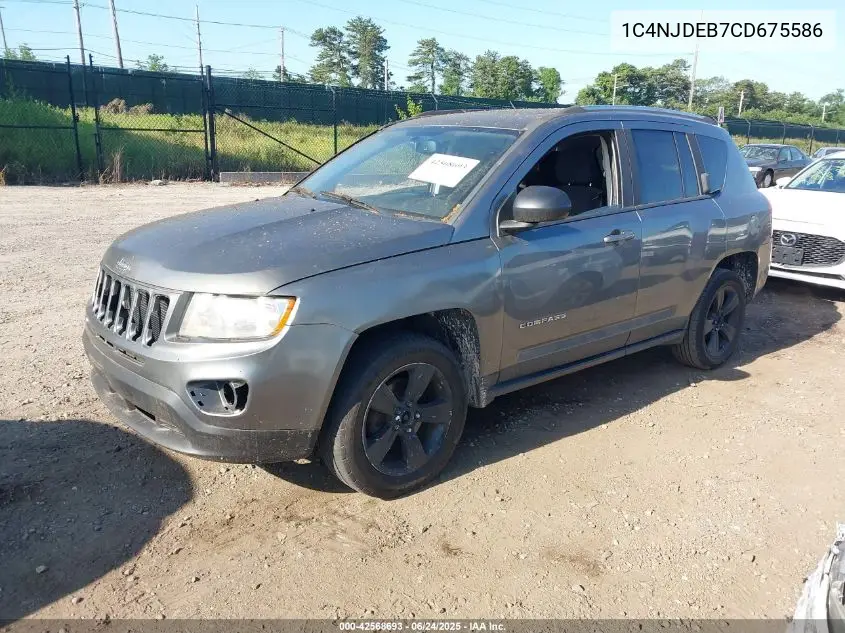 2012 Jeep Compass Latitude VIN: 1C4NJDEB7CD675586 Lot: 42568693