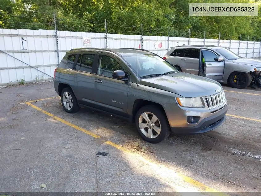 2012 Jeep Compass Latitude VIN: 1C4NJCEBXCD685328 Lot: 42578267