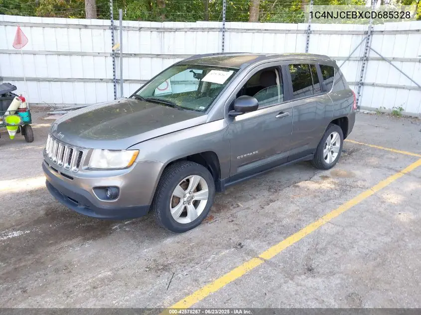 2012 Jeep Compass Latitude VIN: 1C4NJCEBXCD685328 Lot: 42578267