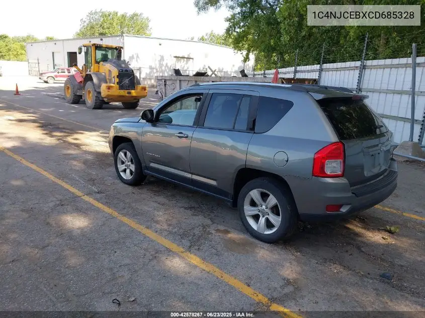 2012 Jeep Compass Latitude VIN: 1C4NJCEBXCD685328 Lot: 42578267