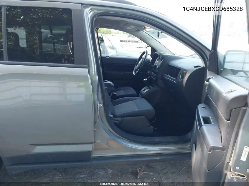 2012 Jeep Compass Latitude VIN: 1C4NJCEBXCD685328 Lot: 42578267