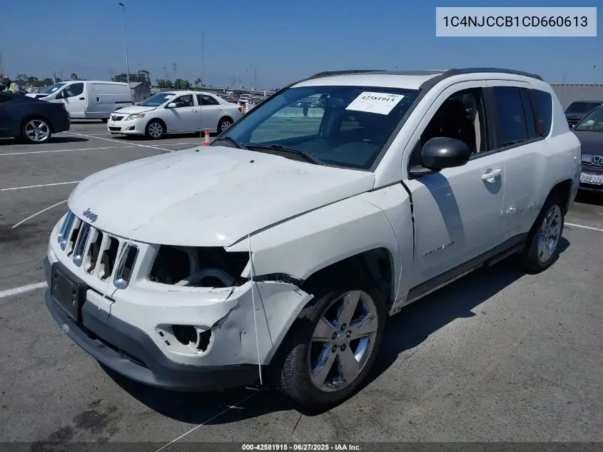 2012 Jeep Compass Limited VIN: 1C4NJCCB1CD660613 Lot: 42581915