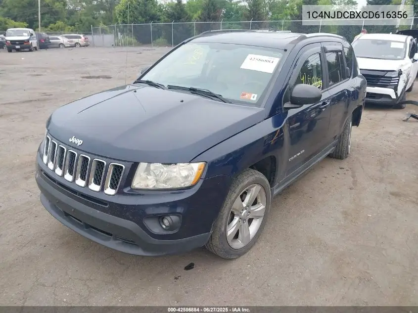 2012 Jeep Compass Limited VIN: 1C4NJDCBXCD616356 Lot: 42586884