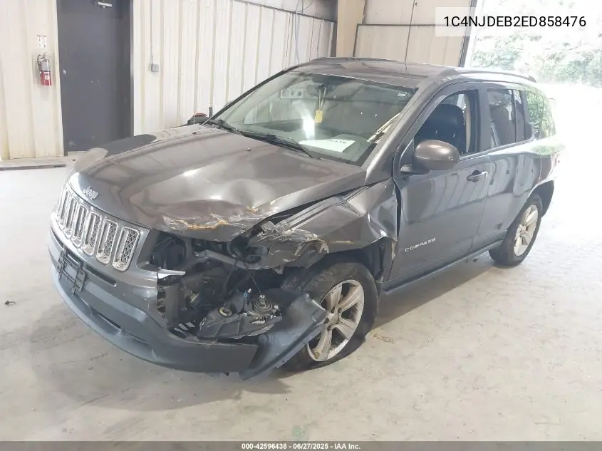 2014 Jeep Compass Latitude VIN: 1C4NJDEB2ED858476 Lot: 42596438