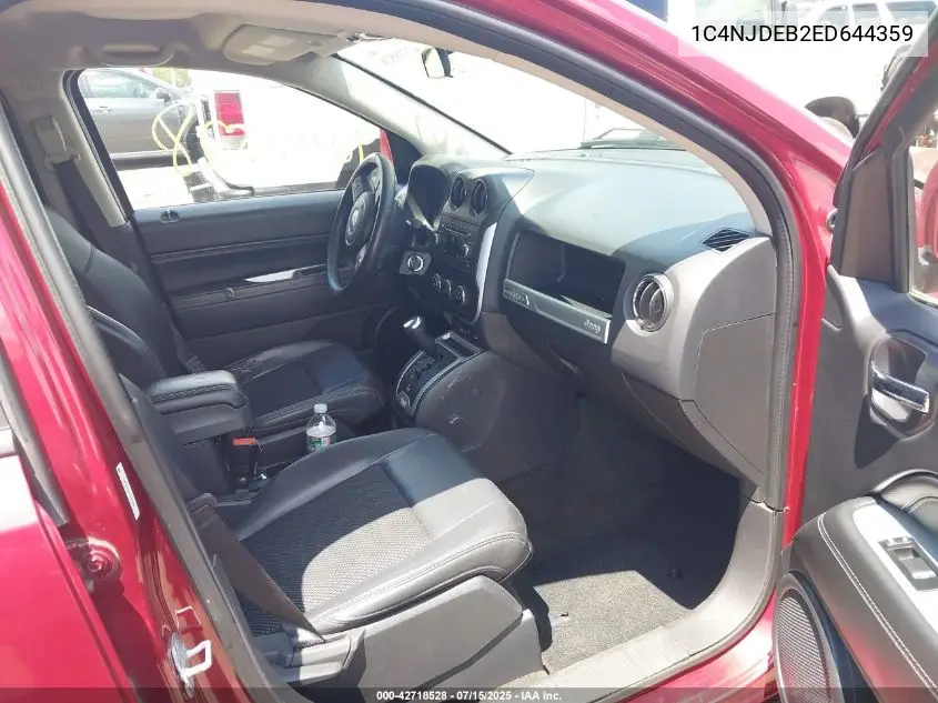 2014 Jeep Compass Latitude VIN: 1C4NJDEB2ED644359 Lot: 42718528