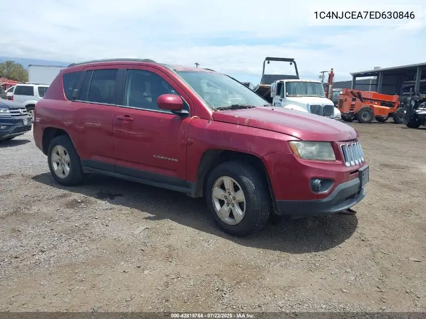 2014 Jeep Compass Latitude VIN: 1C4NJCEA7ED630846 Lot: 42815784