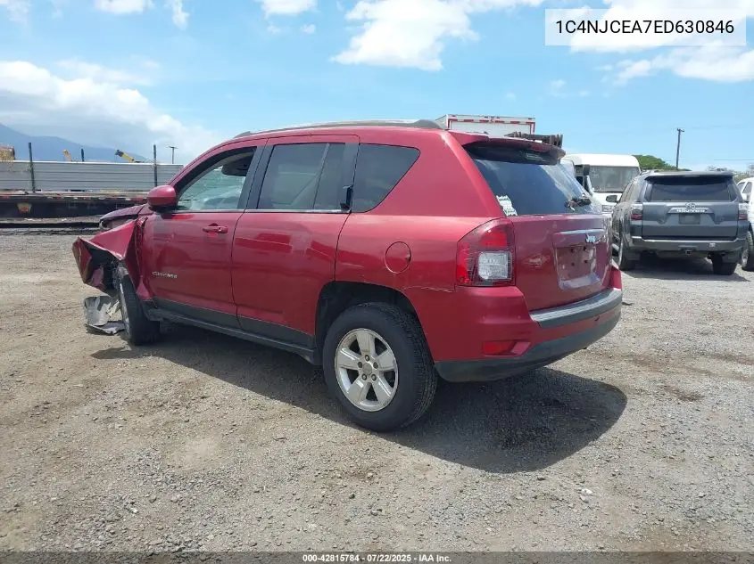 2014 Jeep Compass Latitude VIN: 1C4NJCEA7ED630846 Lot: 42815784